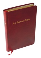 Bible skinluxe grenat, tranche or, format de poche