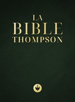 Bible Thompson rigide verte avec onglets