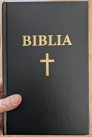 Bible en roumain noire reliée