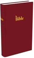 Bible Darby format standard, rigide grenat