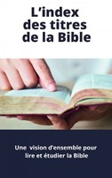 L’index des titres de la Bible