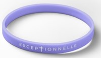 Bracelet silicone Exceptionnelle lilas