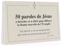 50 paroles de Jésus à détacher et à offrir pour diffuser la Bonne nouvelle de l'Evangile