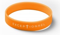 Bracelet silicone Exceptionnel orange