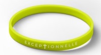 Bracelet silicone Exceptionnelle vert