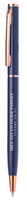 Stylo à bille bleu en aluminium