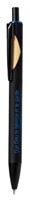 Stylo bambou et aluminium bleu