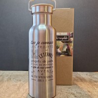 Bouteille Isotherme inox  Couvercle bambou - Jérémie 29 : 11
