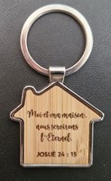 Porte-clés en forme de maison