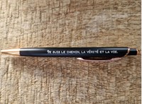 Stylo cuivre noir, Jean 14.6