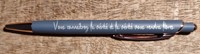 Stylo cuivre bleu, Jean 18.32