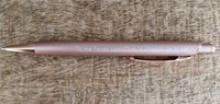 Stylo cuivre rose Psaume 16.11