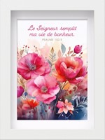 Mon cadre inspiration Le Seigneur remplit ma vie de bonheur. Ps. 103.5
