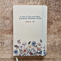 Carnet A5 vert clair jean 8.36
