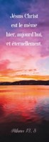 Marque-pages coucher de soleil sur un lac