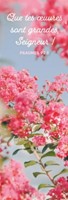 Marque-pages fleurs d'arbres roses