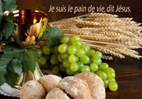 Mini carte coupe, pain, raisin et épis
