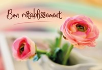 Mini carte renoncules dans vase