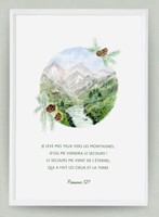 Tableau A4 encadré