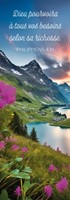 Marque-pages paysage de montagne en été
