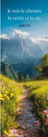 Marque-pages chemin dans la montagne en été