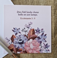 Carte postale Ecclésiaste 3.11