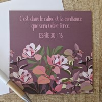 Carte postale Esaïe 30.15