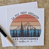 Carte postale Matthieu 17.20