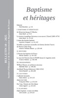 Baptisme et héritages