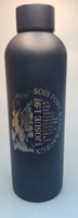 Bouteille isotherme bleu foncé lion