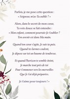 Carte postale prière Dieu t'aime pour toujours
