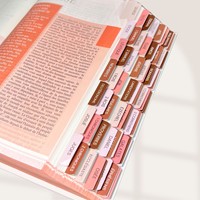 Cavaliers onglets biblique rose