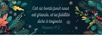 Marque-pages guirlande et boules de Noël