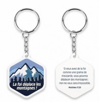Porte-clé PVC Montagne