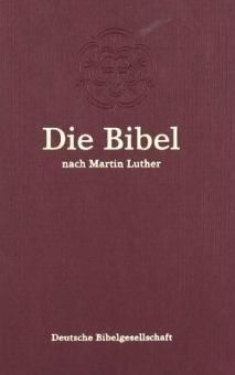 Bibel Luther Burgunderrot