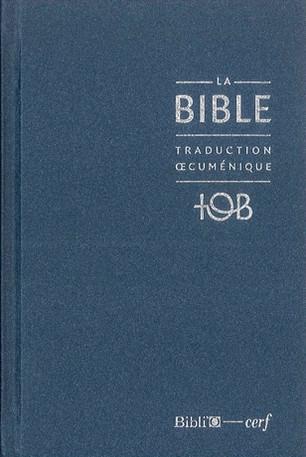 Bible TOB rigide, bleu nuit