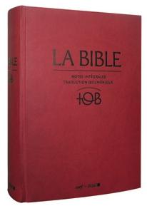 Bible TOB avec notes intégrales