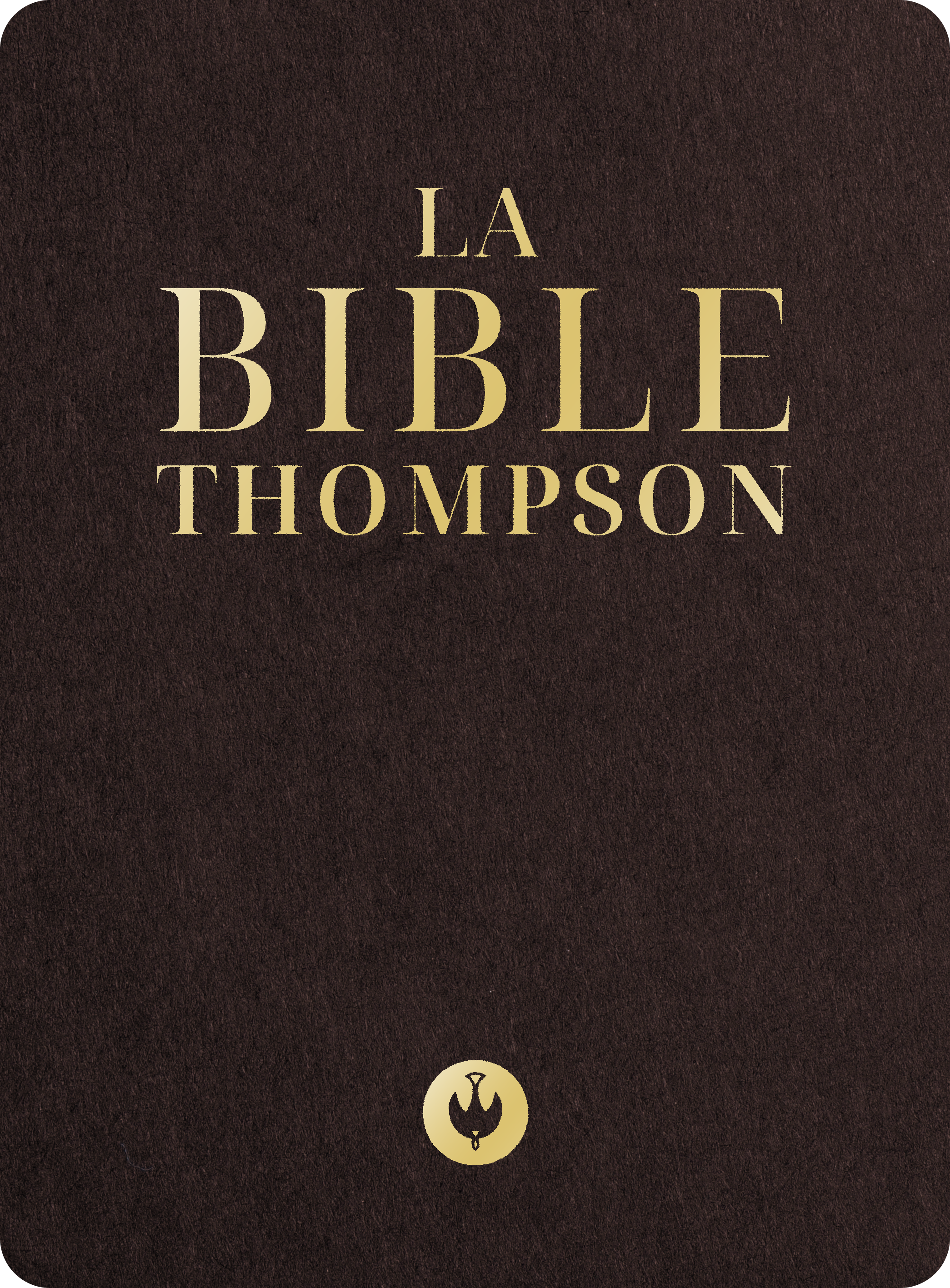 Bible étude Thompson Colombe luxe onglets