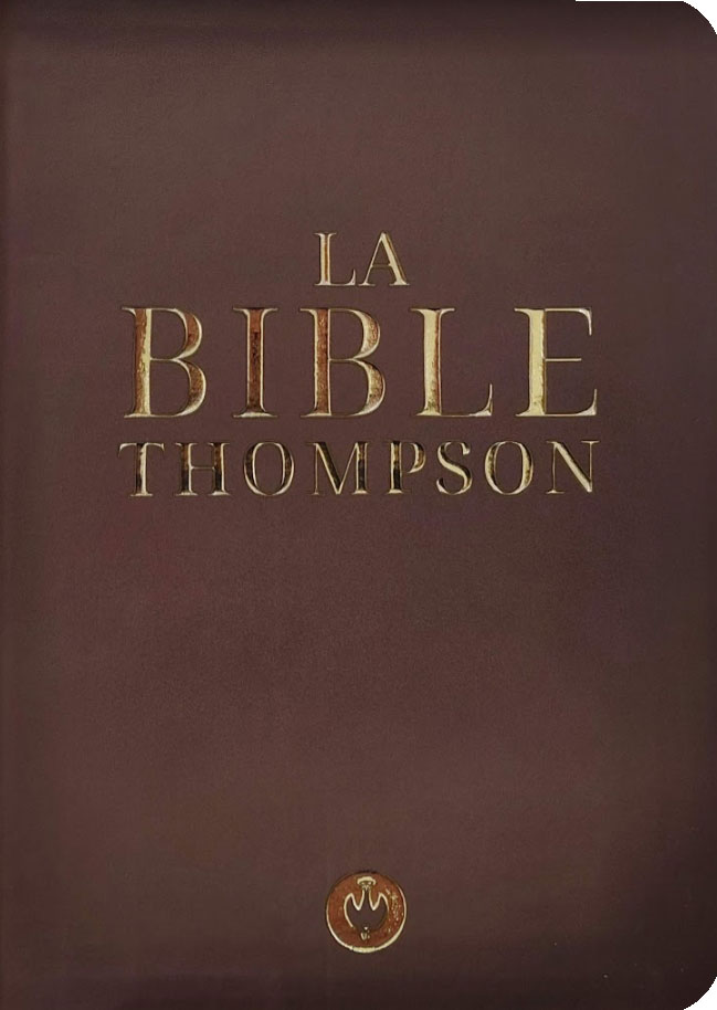 Bible étude Thompson Colombe luxe onglets