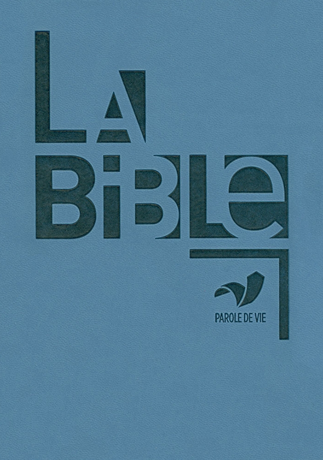 Bible similicuir bleu