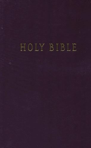 NLT Pew Bible Burgundy Hardback