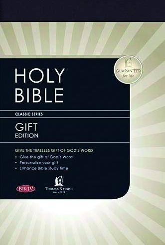 NKJV Pew Bible HB Noir