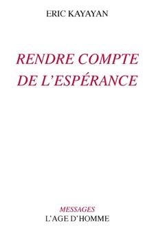 Rendre compte de l'espérance