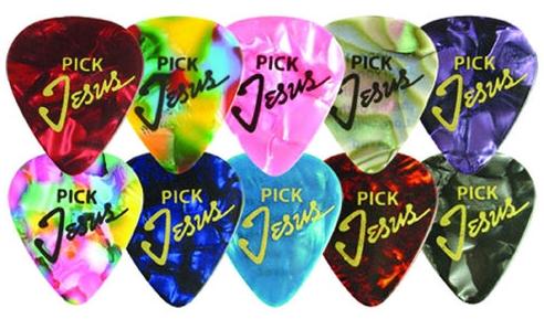 Médiator guitare: Pick Jesus (612978204719): CLC France