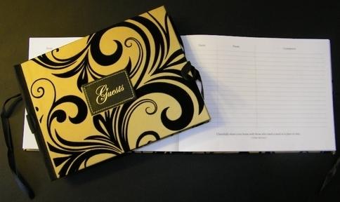 Guest Book Bronze brown