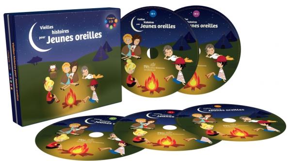 Coffret 5 CD vieilles histoires pour jeunes oreilles