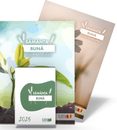 Calendrier Bonne Semence plaque en roumain 2025