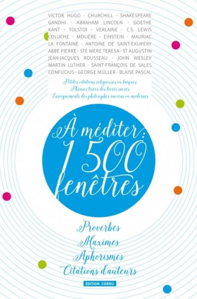 A méditer : 1500 fenêtres