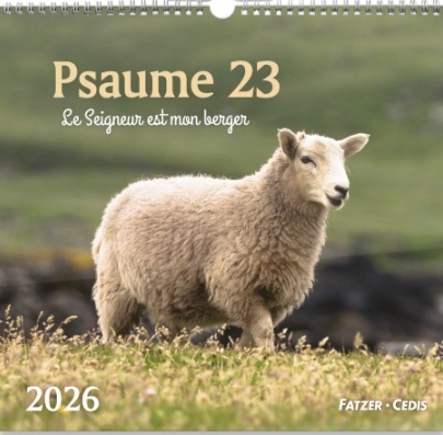 Psaume 23 calendrier grand format 2026