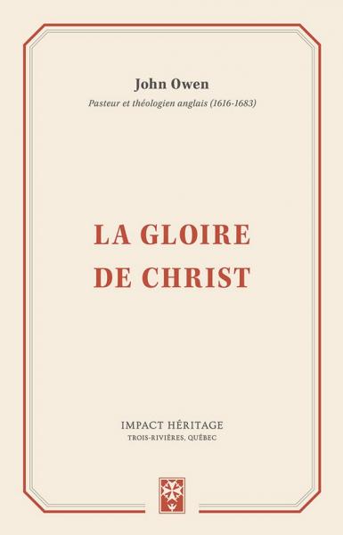 La gloire de Christ